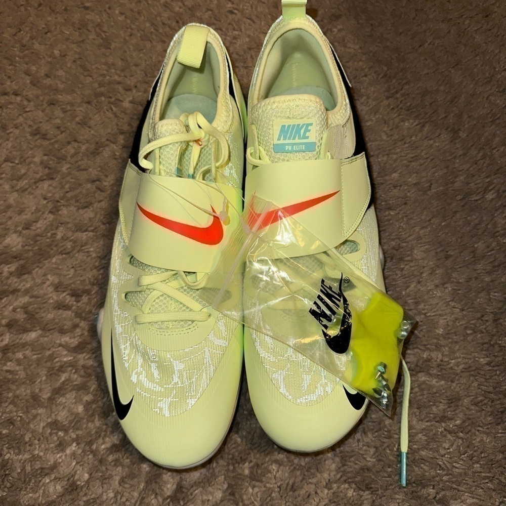 Nike Men's Zoom Pole Vault Elite Track Field Shoes Spikes AA1204-700 Size 11.5 - Picture 2 of 8